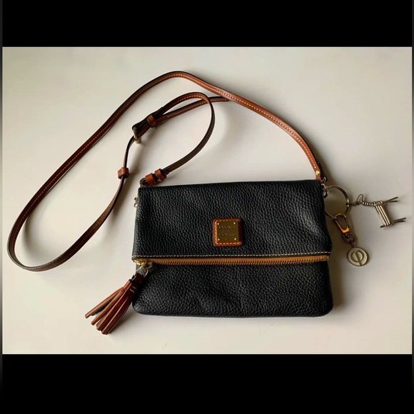 Dooney & Bourke Bags Dooney Bourke Pebble Grain Leather Fold Over